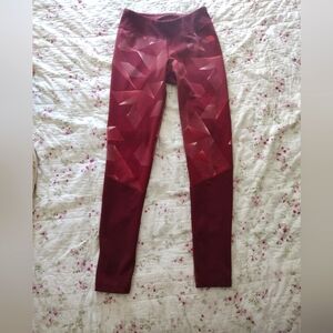 The North Face Burgundy pants flash dry size small